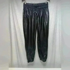 Blank NYC fuax leather joggers. Ladies  size M